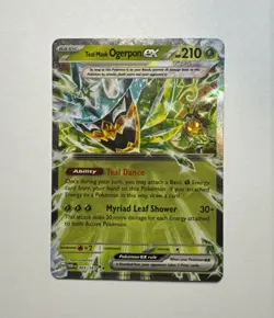 Pokemon Teal Mask Ogerpon ex 025/167 Sv06: Twilight Masquerade Holo Near Mint - Image 1