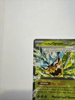 Pokemon Teal Mask Ogerpon ex 025/167 Sv06: Twilight Masquerade Holo Near Mint - Image 2