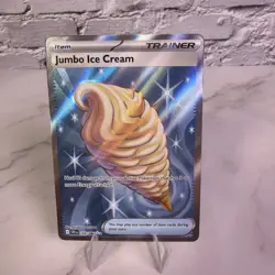 Jumbo Ice Cream Trainer 109/086 Chaos Rising Full Art Pokemon TCG - NM/Mint ✅ - Image 1