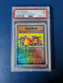Pokemon TCG Challenge! Reverse Holo 106/110 Legendary Collection PSA 7 - Image 1