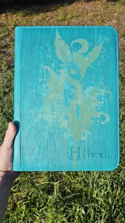 Leafeon Pokemon Laser Engraved 9‑Pocket Zip Binder - Image 1