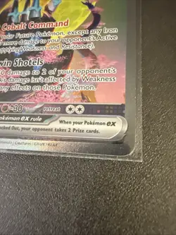 2024 POKEMON IRON CROWN EX 206/162 TEMPORAL FORCES SPECIAL ILLUSTRATION RARE - Image 3