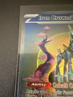 2024 POKEMON IRON CROWN EX 206/162 TEMPORAL FORCES SPECIAL ILLUSTRATION RARE - Image 5