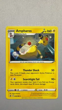 Ampharos 049/198 Rare Chilling Reign Pokemon Near Mint - Image 1