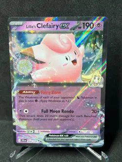 Pokemon Lillie's Clefairy ex 056/159 Journey Together Holo Near Mint - Image 1