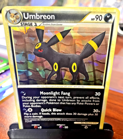 Pokemon- Umbreon 10/90 Rare- Undaunted 2010- Cracked Ice Holo - Image 3
