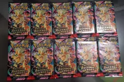 🔥Lot of (x10) Pokemon Mega Evolutions Ascended Heroes Sealed Booster Packs 🔥 - Image 1