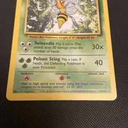 Beedrill 017/102 Base Set; Pokemon - Image 3