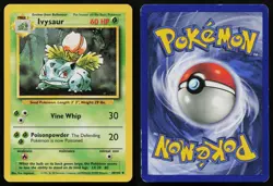 IVYSAUR 30/102 UNCOMMON BASE SET UNLIMITED POKEMON MP - Image 3