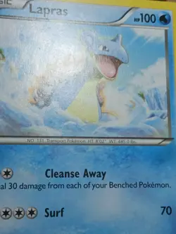 2013 Pokemon Plasma Blast - 17/101 Lapras Regular - HP - Image 2