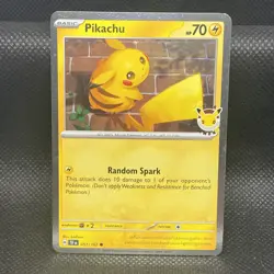 2026 Pikachu 051 Stamped Pokemon Day 30th Anniversary Promo NM - Image 1