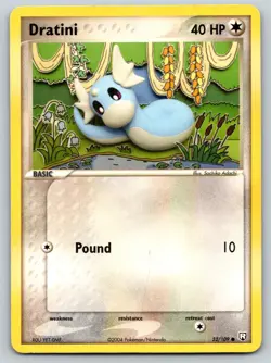 Dratini 52/109 Common Team Rocket Returns Pokemon HP/DMG - Image 1