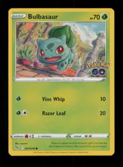 BULBASAUR COMMON 001/078 LP POKEMON - Image 1
