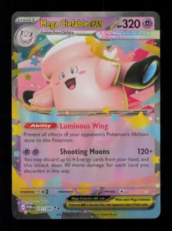 MEGA CLEFABLE EX DOUBLE RARE 031/088 NM POKEMON - Image 1