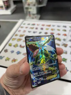 Pokemon TCG Rayquaza EX Holo Ultra Rare XY Roaring Skies 104/108 - Image 3