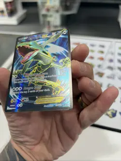Pokemon TCG Rayquaza EX Holo Ultra Rare XY Roaring Skies 104/108 - Image 5