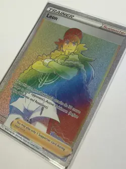Pokemon TCG Leon Vivid Voltage 195/185 Holo Secret Rare - Image 2