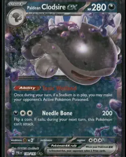 Pokemon - Paldean Clodsire ex 130/193 Double Rare Paldea Evolved NM - Image 1