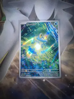 Nintendo Pokemon TCG Froakie 088/086 SV 151 Illustration Rare Holo English - Image 1