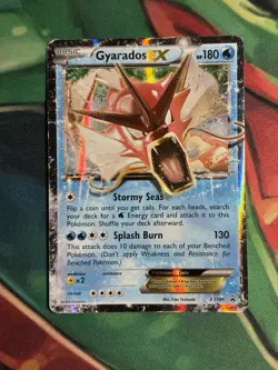 Shiny Gyarados EX XY106 Pokemon TCG Black Star Promo Ultra Rare Holo HP - Image 2