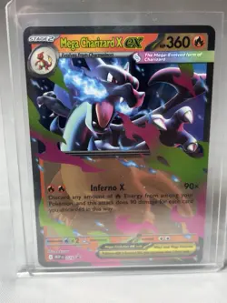 Pokemon TCG Mega Charizard X EX 029 Mega Evolution Black Star Promo (MEP 029) - Image 1