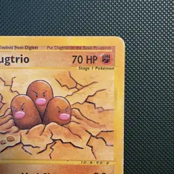 Pokemon Vintage Non-Holo Rare Dugtrio 044/165 Expedition Wotc E-reader 2002 - Image 3