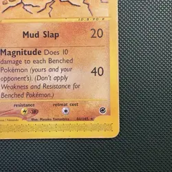 Pokemon Vintage Non-Holo Rare Dugtrio 044/165 Expedition Wotc E-reader 2002 - Image 4