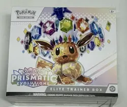 Pokemon TCG Prismatic Evolutions ETB Elite Trainer Box New Factory Sealed FRESH - Image 1