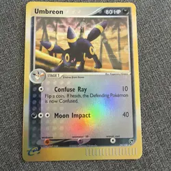Umbreon Reverse Holo EX Sandstorm Pokemon NM #24/100 - Image 1