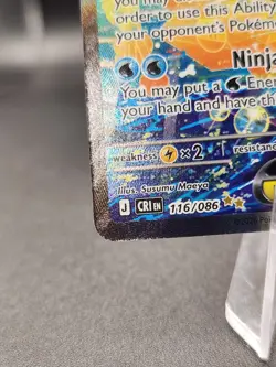 Pokemon TCG Mega Greninja EX 116/086 Evolutions Secret Rare Full Art English NM - Image 5