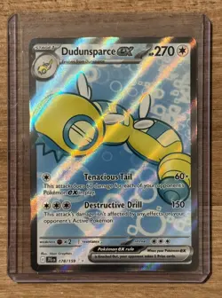 Dudunsparce ex 178/159 - Sv09: Journey Together Pokemon TCG - NM - Image 1