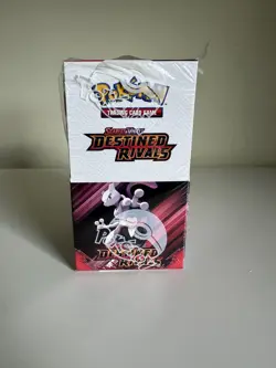 Pokemon Destined Rivals Half Booster Box (18 Packs) New Unsealed - Ripped Seal - Image 1