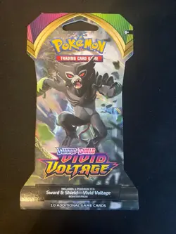 Pokemon Sword & Shield Vivid Voltage Sleeved Booster Pack sealed (random art) - Image 1