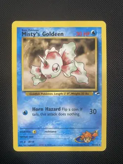 Misty's Goldeen - 30/132 Gym Heroes - Pokemon TCG 2000 NM - Image 1