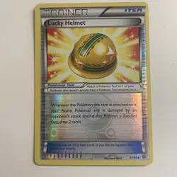 Pokemon TCG Lucky Helmet 77/98 Uncommon Ancient Origins Reverse Holo M/NM - Image 1