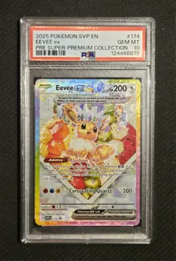 Eevee EX #174 Pokemon Prismatic Evolutions Promo Super Premium SPC PSA 10 GEM MT - Image 1