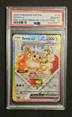 Eevee EX #174 Pokemon Prismatic Evolutions Promo Super Premium SPC PSA 10 GEM MT - Image 2