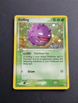 Koffing 61/109 Team Rocket Returns Reverse Holo Stamped Pokemon TCG - NM - Image 1