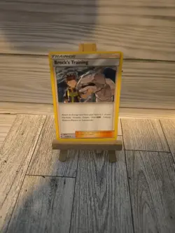 Pokemon TCG Hidden Fates Holo Brocks Training 55/68 - Image 1