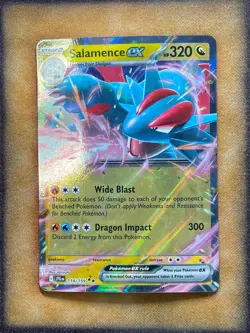 Pokemon Salamence ex 114/159 SV09 Journey Together Double Rare Holo NM - Image 1