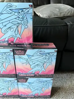 8 x New Sealed Pokemon Chaos Rising - Pokemon Center Elite Trainer Box ETB - x 8 - Image 2
