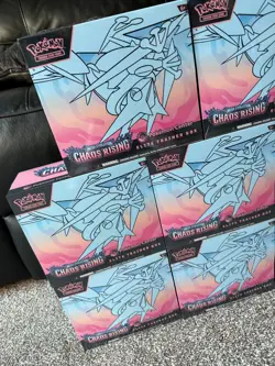 8 x New Sealed Pokemon Chaos Rising - Pokemon Center Elite Trainer Box ETB - x 8 - Image 3