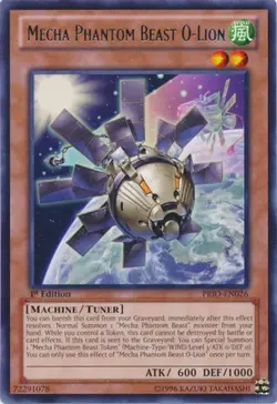 Mecha Phantom Beast O-Lion - PRIO-EN026 - Rare - 1st Edition NM Yugioh Primal Or - Image 1