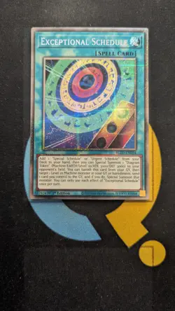 BLZD-EN054 Exceptional Schedule Starlight Rare 1st Edition YuGiOh - Image 1