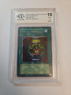 Yu-Gi-Oh! TCG Pot of Greed Legend of Blue Eyes White Dragon LOB-119 - Image 1