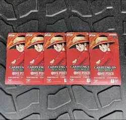 One Piece OP-13 CARRYING ON HIS WILL Sleeved Booster Packs Lot Of 5 English 5x - Image 1