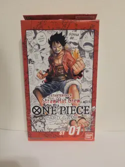 One Piece TCG Factory Sealed Starter Deck ST-01 Straw Hat Crew English Edition - Image 1