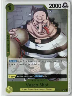 Vasco Shot OP16-110 R The Time of Battle Foil English One Piece NM - Image 1