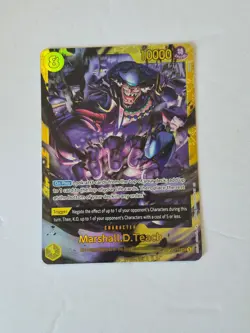 Marshall.D.Teach (119) OP16-119 Secret Rare The Time of Battle One Piece Foil NM - Image 1