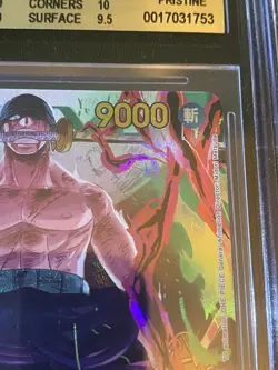Roronoa Zoro Alt. Art OP06-118 SEC Beckett Pristine 10 One Piece - Image 4